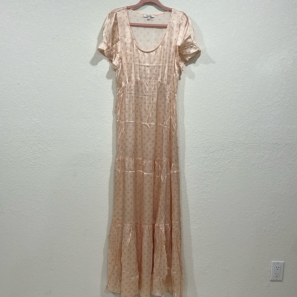 Maison Amory cottagecore silk maxi dress never worn